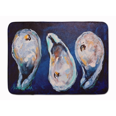 Carolines Treasures Oysters Give Me More Machine Washable Memory Foam Mat MW1112RUG